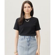 【洗える】シャーリングジャージー Tシャツ