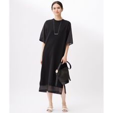 自由区(JIYU-KU)の【洗える】ハイツイストコットンアセテート ワンピース