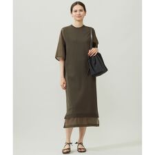 自由区(JIYU-KU)の【洗える】ハイツイストコットンアセテート ワンピース