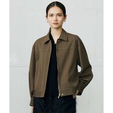 【17号サイズまで展開・SHIHOさん着用】デニムライクツイル ジャケット