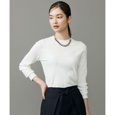 レーヨンストレッチリブインナー ニット