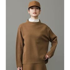 【セットアップ対応】ウールミラノボトルネック ニット