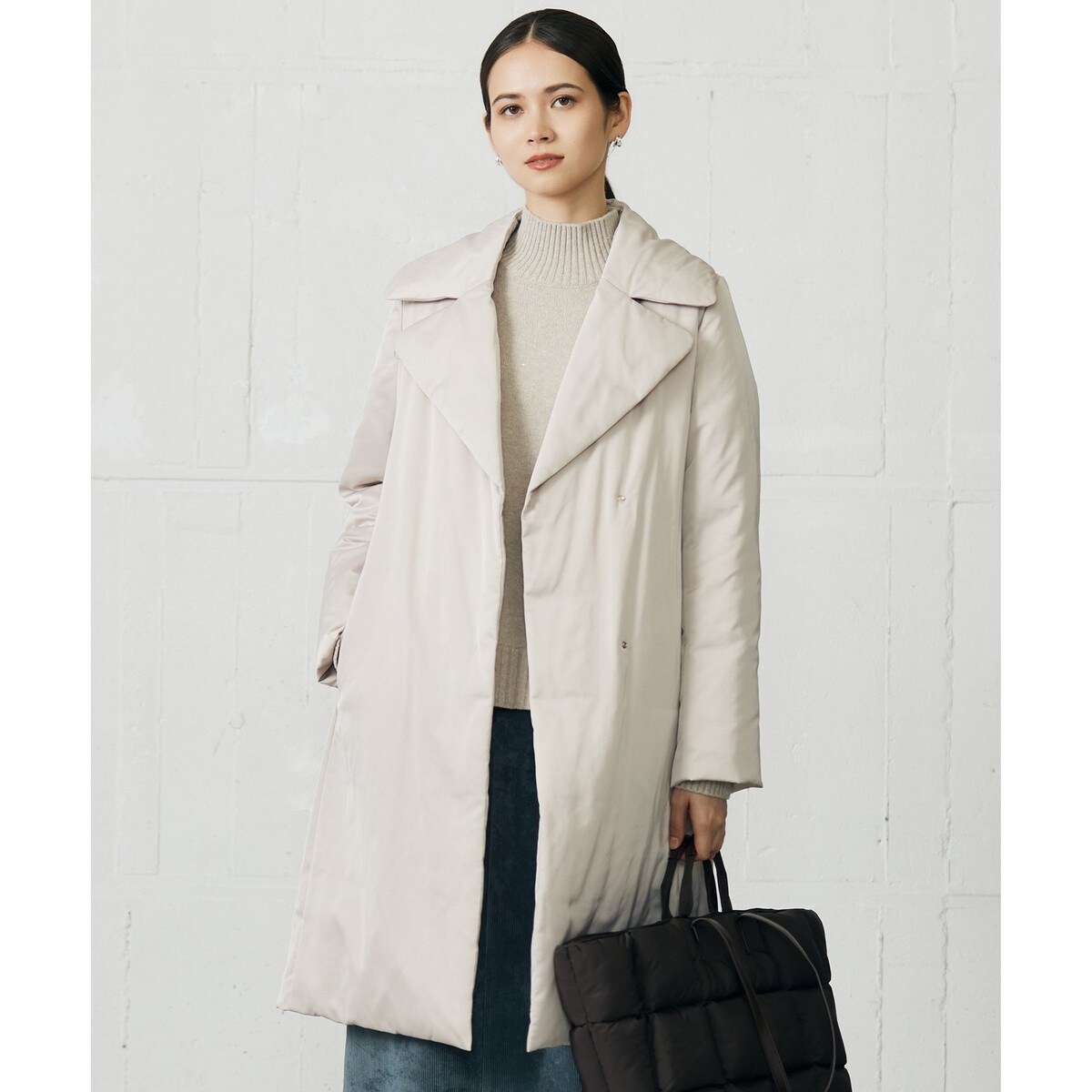 自由区　美品　ダウンコート　クリーニング済み　38 M 自由区(JIYU-KU) レディース ダウンジャケット・ダウンコート（中綿