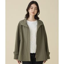 【17号サイズまで展開・カタログ掲載・春の必需品・オンオフ使える】コットンリネンウェザーライト コー