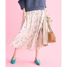 エアリーローン花柄プリント スカート