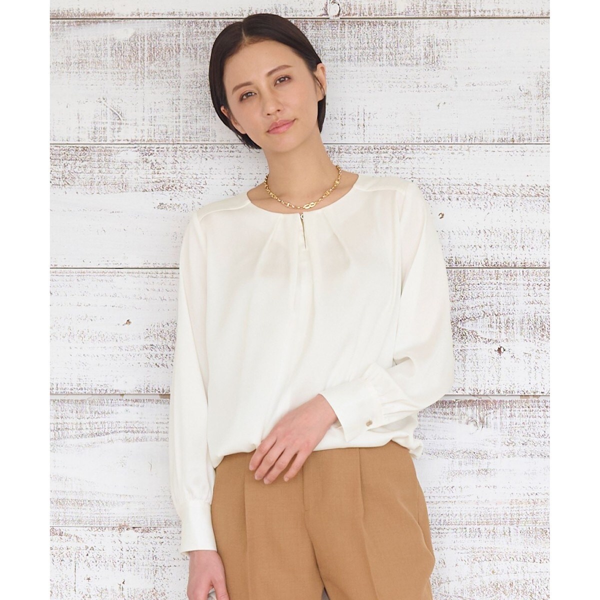 自由区（JIYU−KU）/【洗える】TOROクルーネック ブラウス 洗える】TOROクルーネック ブラウス | 自由区(JIYU-KU) | マルイウェブ