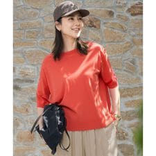 【カタログ掲載・素材アップデート・新色追加・新柄追加・前後差あり】クレープストレッチプルオーバー ニ