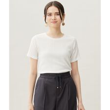 【洗える】シャーリングジャージー Tシャツ