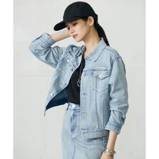 【カタログ掲載・洗える】ウスカルデニムベーシック ジャケット