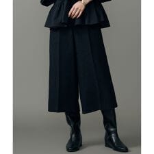 【SHIHOさん着用】ブライトリングツイード2タッククロップド パンツ