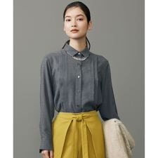 【SHIHOさん着用・洗える】TWハイツイストビエラタックディテール ブラウス