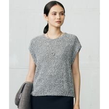 【カタログ掲載】ラメファンシーツイードニット ベスト