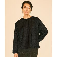 【カタログ掲載】ループカットジャカードプルオーバー ブラウス