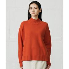 ウールカシミヤブレンドハイネック ニット
