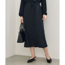 【セットアップ対応】ワッシャーカットジャカード スカート