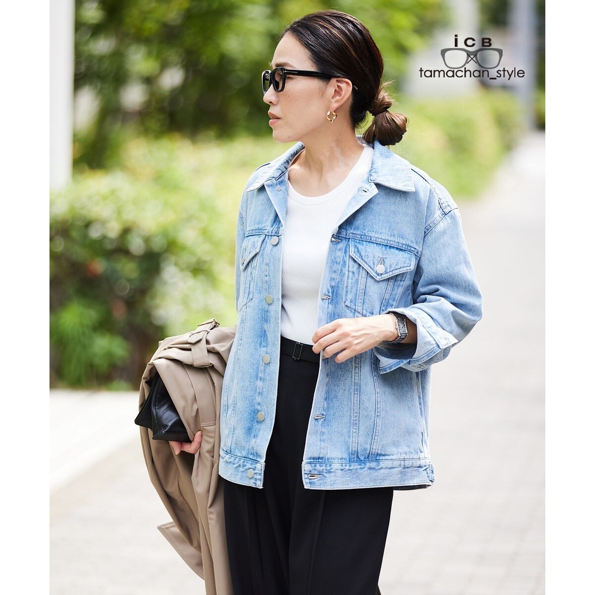 【ICB×tamachan_style コラボ】 Gジャン　サイズ4 美品 ICB×tamachan_style コラボ】 Gジャン | ICB | マルイウェブチャネル