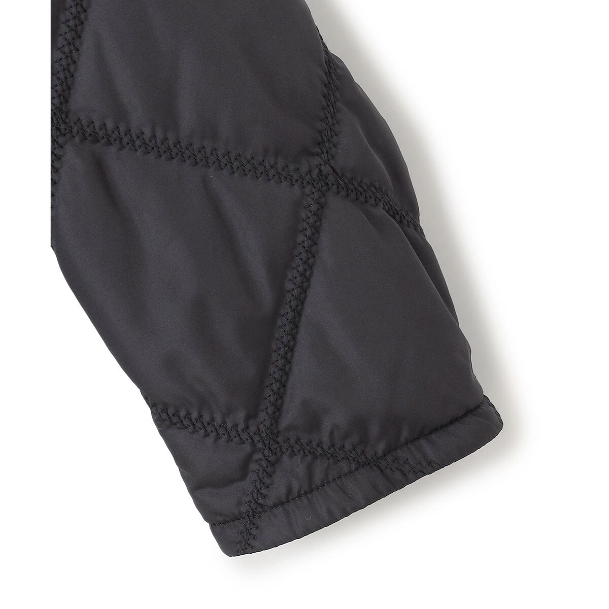 リバーシブル着用可能】 ラミネートパイルキルト ミドル丈コート