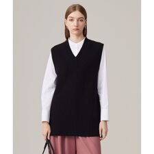 【洗える】ソフトカシミヤミックス ニットベスト | ICB