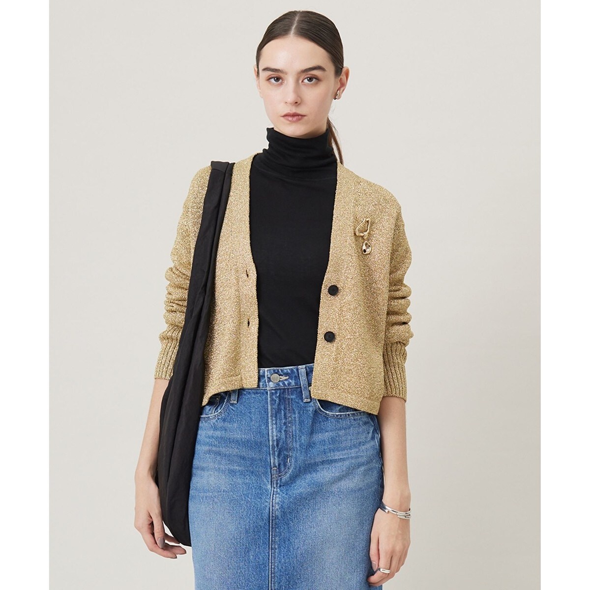 Wフェイスニット ガウンカーディガン | ホコモモラ(JOCOMOMOLA