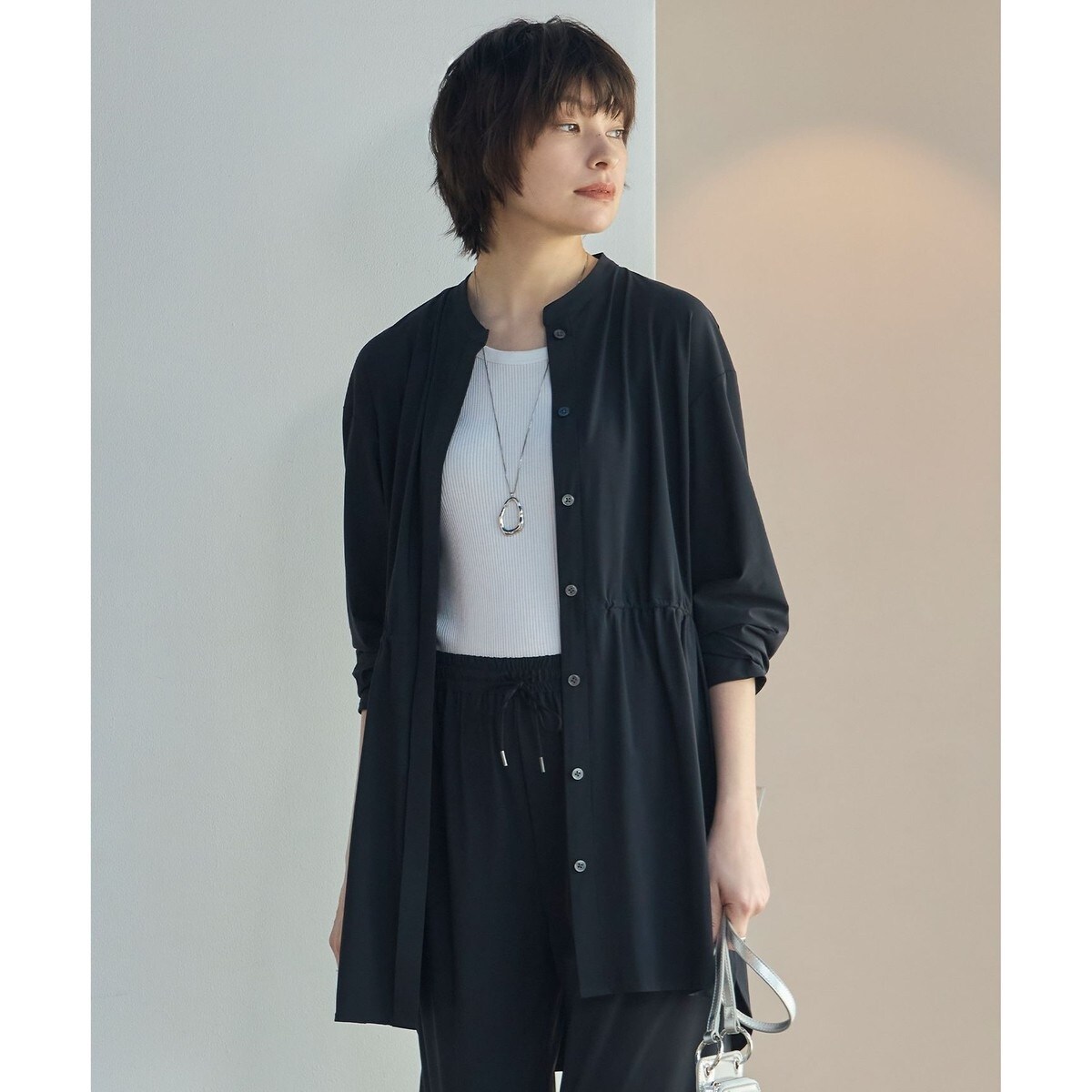 【極美品】SLOBE IENA CEタフタショートダウン ブラック 38 M 新品タグ付✨️SLOBE IENA CE タフタショートダウン ダウン