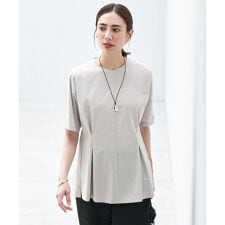 【接触冷感・撥水・UVケア・洗える】 プルーフ4WAYタフタ ブラウス