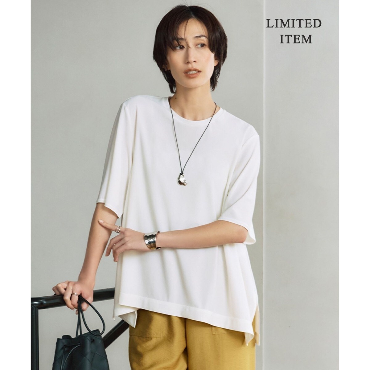 ICB - ICB新品タグ付　Silkete Rib カットソー セール】 Silkete Rib カットソー （Tシャツ）｜ICB / アイ