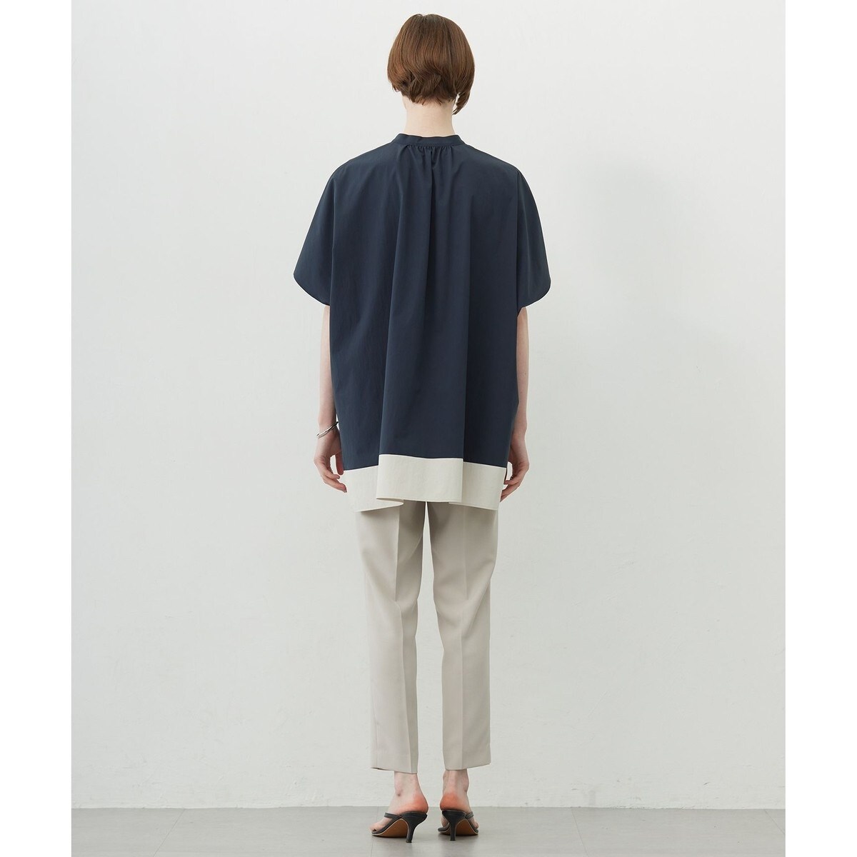 接触冷感・UVカット・洗える】 RENUソフトタイプライター ブラウス