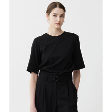 【接触冷感・UVカット・洗える】 T/Rドライリネン Tブラウス