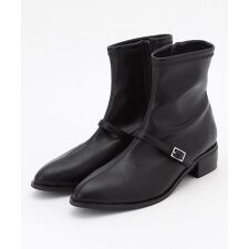 ストレッチベルトショートブーツ