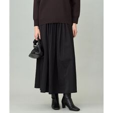 エステルメモリータフタ ピンタックスカート