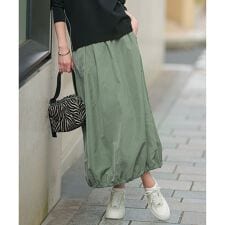 エステルメモリータフタ バルーンスカート