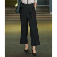 ICB(ICB)の【UVカット・洗える】ウール2WAYストレッチ ワイドパンツ