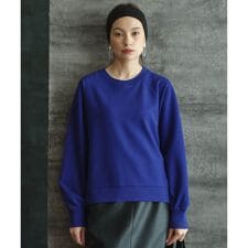 【洗える】ジョーゼットジャージー  ドルマンスリーブプルオーバー