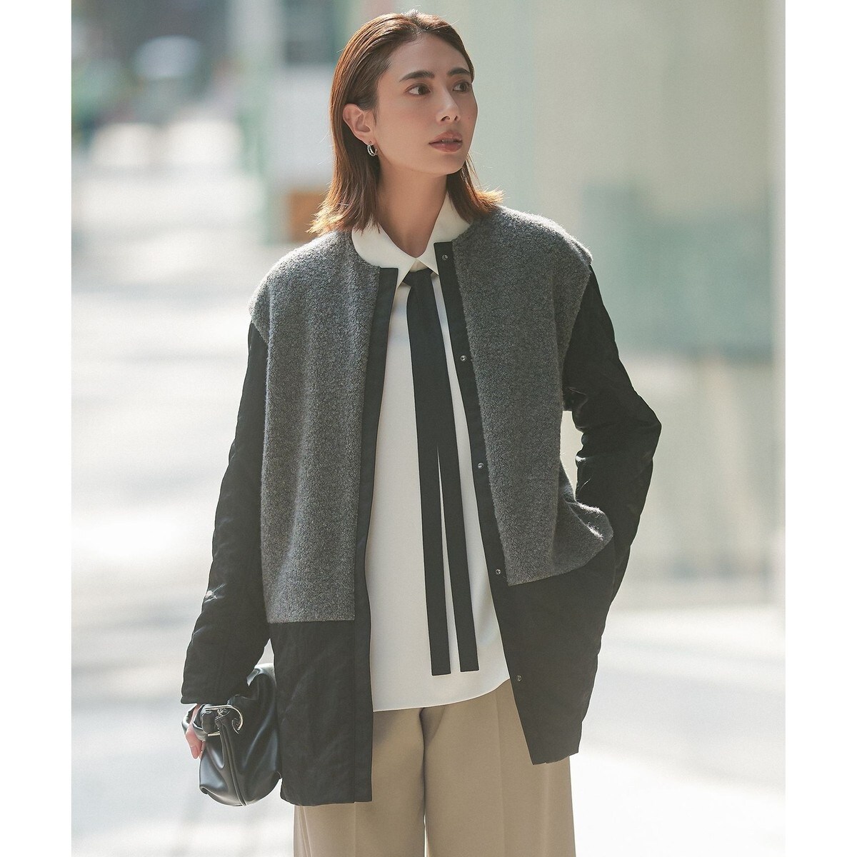 アルパカウールシャギー コート | ポール・スチュアート(Paul