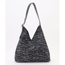 【A4サイズ収納可】5cityレタードプリント ショルダーバッグ