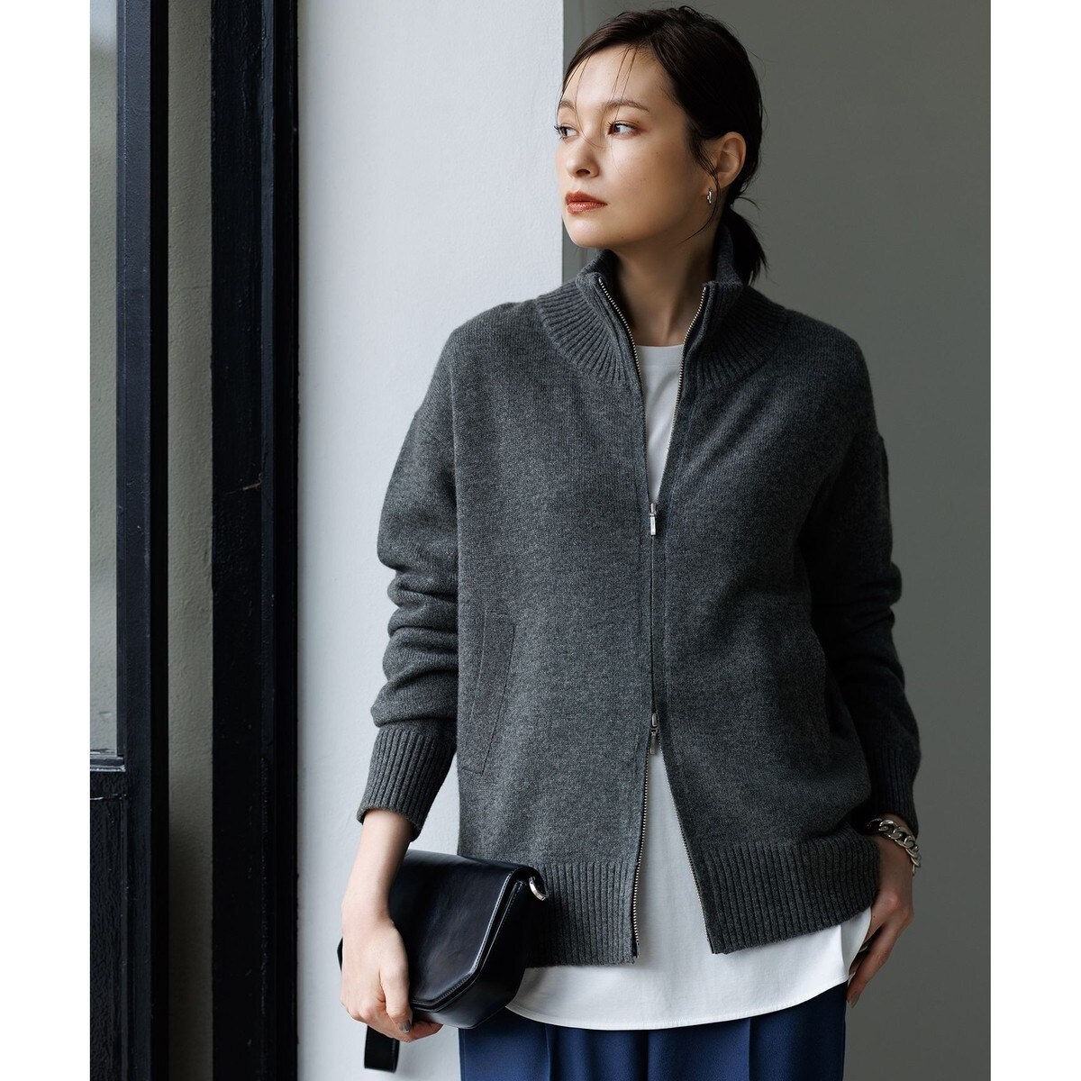 セットアップ対応・洗える】 LooseWeave ノーカラージャケット | ICB