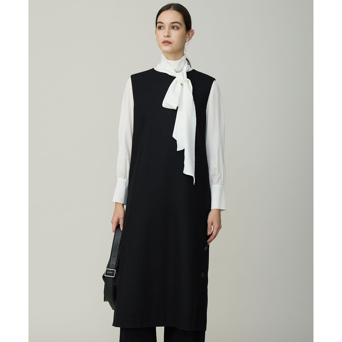 AAYUSHI/アユーシ 別注 ロングスリーブラッフルドレス | イエナ(IENA