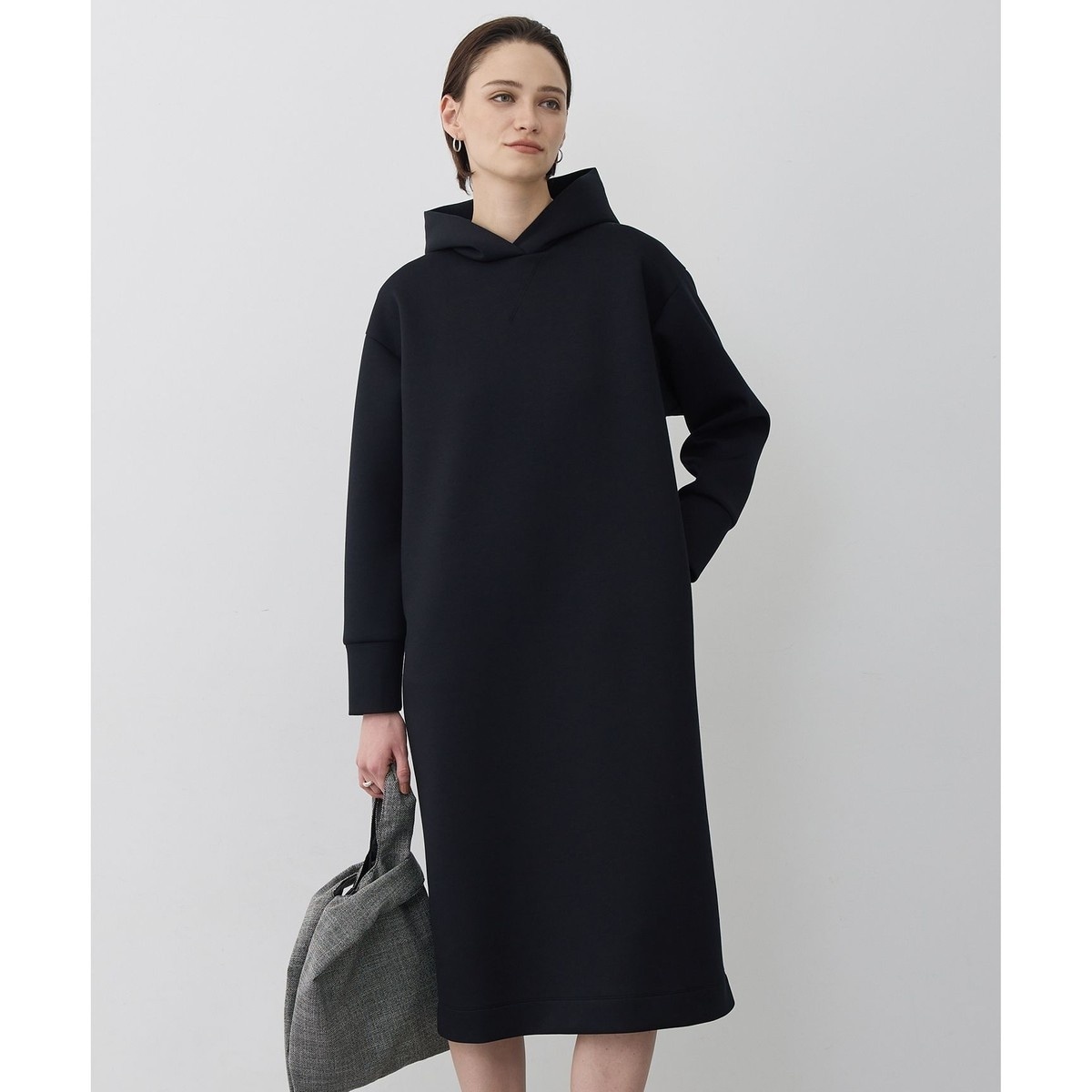 WEB限定・洗える】BackSatinGeorgette ジャンパースカートワンピース