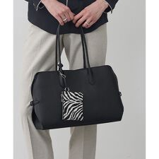 【A4サイズ収納可】ラウンドボストントート