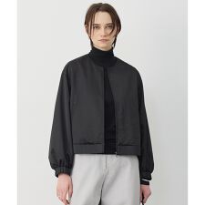 【2WAY】 ダルグロッシーサテン ボウタイ付きブルゾン