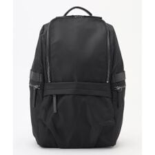 【A4サイズ収納可・容量約14L】8ポケットメタルファスナー ナイロンリュック