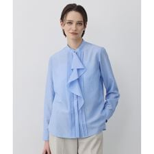 【2WAY】 セシェシルキーローン ラッフルブラウス