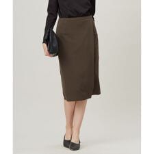 【新色追加・防シワ・速乾・洗える】Fied ラップ風スカート