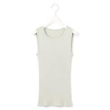 【洗える】オーガニックリブタンク