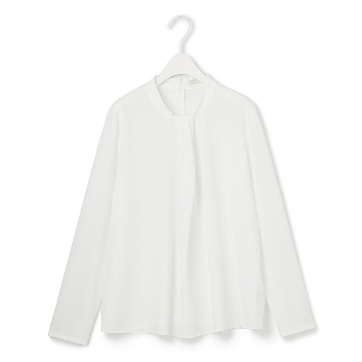tシャツ 「洗える」ジョーゼットジャージー ボウタイ風プルオーバー レディース 洗える】ジョーゼットジャージー ボウタイ風プルオーバー | ICB