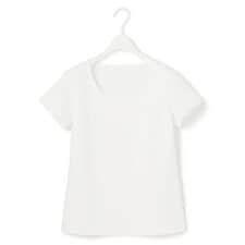 【接触冷感・UVケア・防シワ・洗える】スーペリアジャージー 半袖プルオーバー