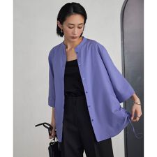 洗える】コットンモダールローン バンドカラーシャツ | ICB | マルイ 