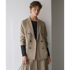 ウール2WAYストレッチ ダブルブレストジャケット