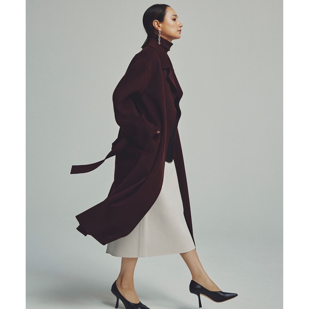 CLASSY.1月号掲載】WoolRever ロングコート | ICB | マルイウェブチャネル