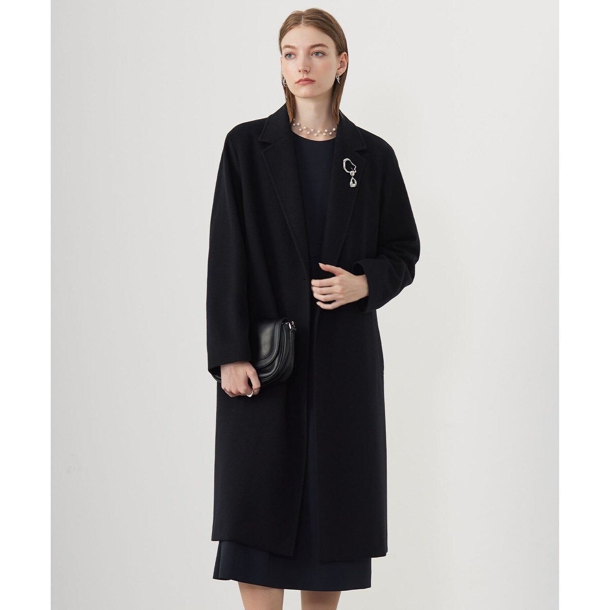 【CLASSY.1月号掲載】ウールカシミヤビーバー チェスターコート 23区｜【CLASSY.1月号掲載】ウールカシミヤビーバー チェスター
